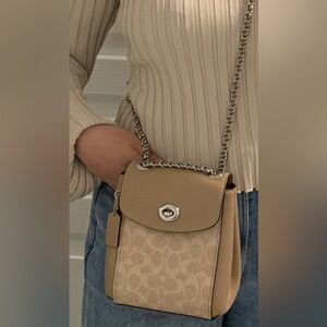 Coach Parker Convertible Backpack 16 in Signature Canvas.